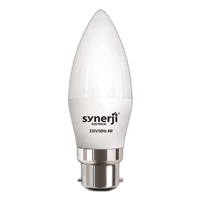 Synerji 4.2W Bc Cool White Led Candle, Dimmable