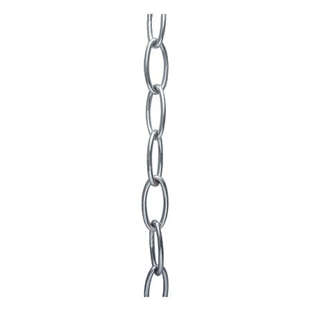 Bright Star Polished Chrome Chain 5Mm, Per Meter