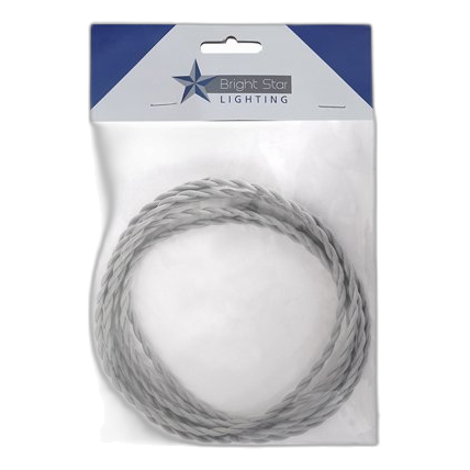 Bright Star Wire080-5M Twisted Grey Wire, 5 Meters