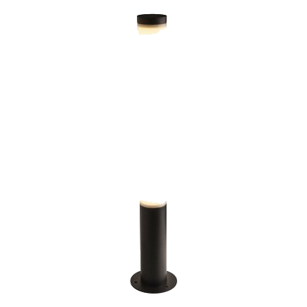 K-Light L-Led-767/30 Light Saber Black Bollard
