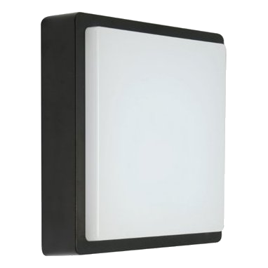 Spazio 4532.3030 Kwele 3000K Black Bulkhead