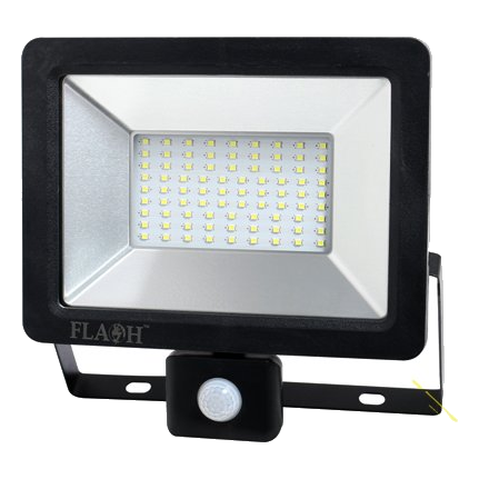 Flash 50W Daylight Led Floodlight + Pir Sensor