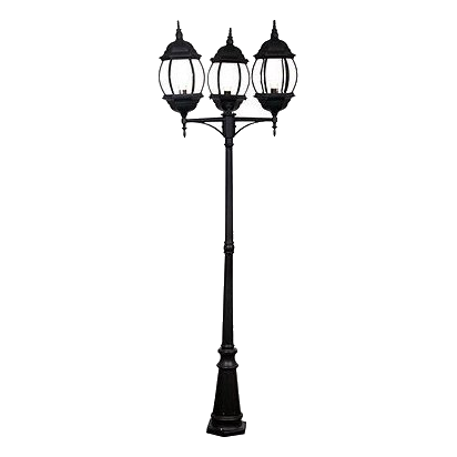 Bright Star Lfl005/3 Black Standing Lantern