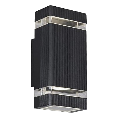 Bright Star L124 Black Up & Down Facing Wall Light