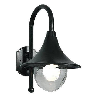 Bright Star L159 Black Wall Lantern