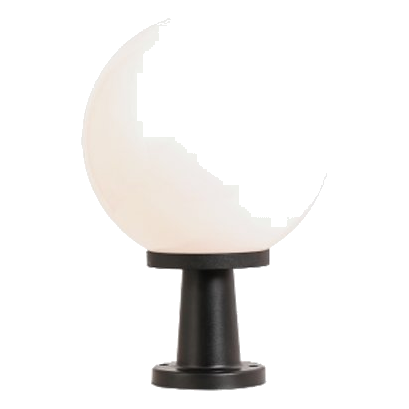 Bright Star L308 Black & Opal Pillar Lantern