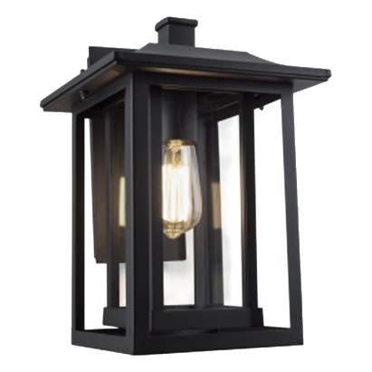 Bright Star L518 Black Down Facing Wall Lantern