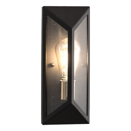 Bright Star L524 Black & Gold Wall Lantern