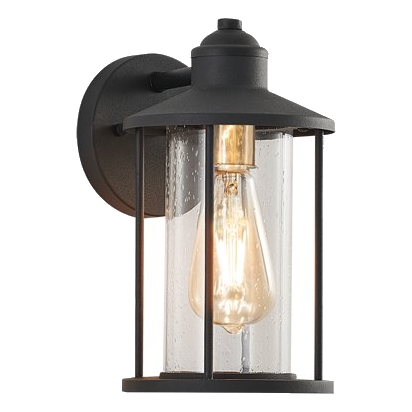 Bright Star L526 Black & Gold Wall Lantern