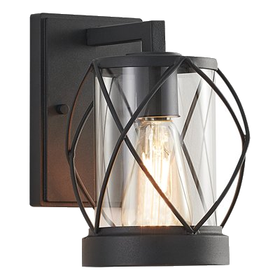 Bright Star L533 Black Wall Lantern