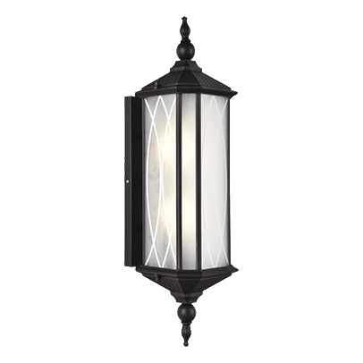 Bright Star L543 Black Aluminium Wall Lantern