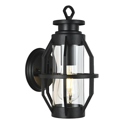 Bright Star L571 Black Wall Lantern