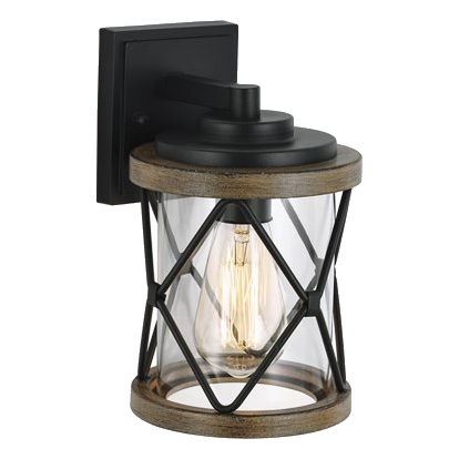 Bright Star L576 Black Wall Lantern