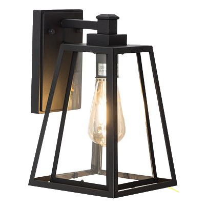 Bright Star L627 Black Wall Lantern