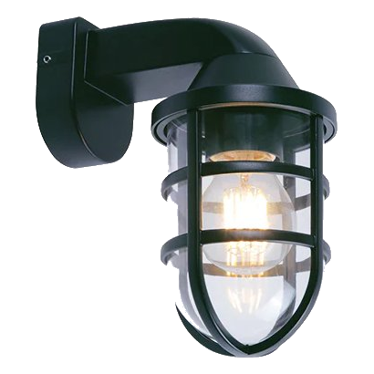 Bright Star L631 Black Plastic Wall Lantern