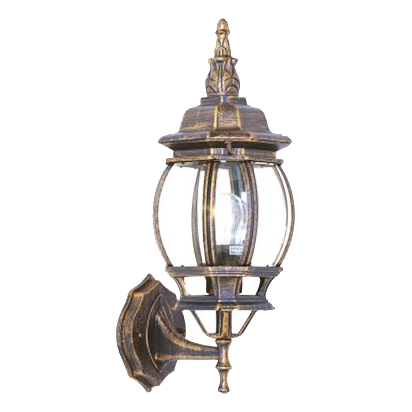 Bright Star L8082 Black Up Facing Curved Lantern
