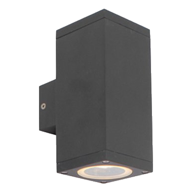 Eurolux O243B Kube Black Wall Light