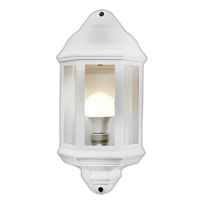 Eurolux O24W White Wall Lantern