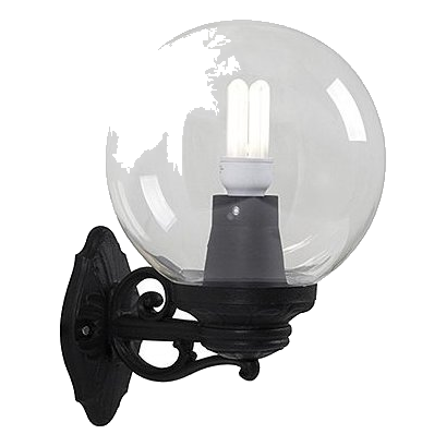 Eurolux O417Bfu Fumagalli Bisso Black Wall Lantern