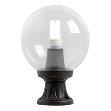 Eurolux O418Bfu Fumagalli Mikrolot Black Pillar Lantern