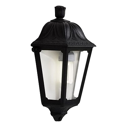 Eurolux O419Bfu Fumagalli Lesse Black Wall Lantern