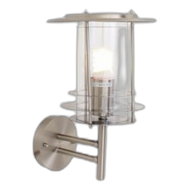 Eurolux O41Ss Satin Chrome Wall Lantern