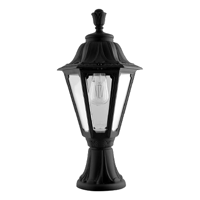 Eurolux O453Bfu Fumagalli Minilot Black Pillar Lantern