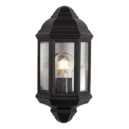 Eurolux O546B Black Wall Lantern