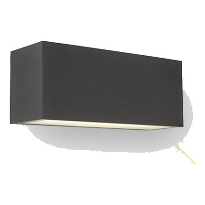Eurolux O599 Gemini Up& Down Grey Led Wall Light