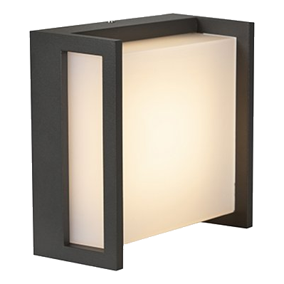 Eurolux O605 Qubo Outdoor Grey Led Wall Light