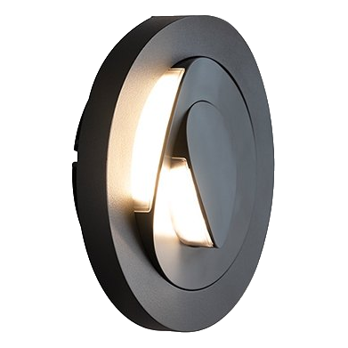 Eurolux O652 Moov Outdoor Black Led Wall Light