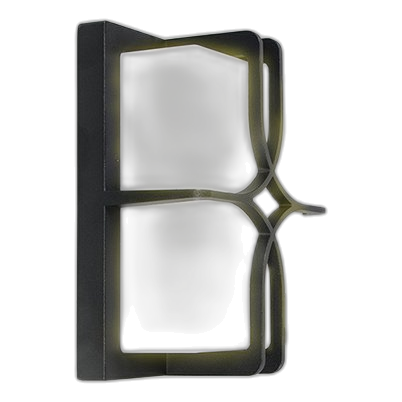 Eurolux O673 Lone Deco Outdoor Black Led Wall Light