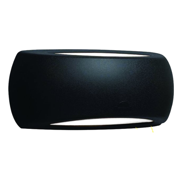 Spazio 1A1.000.000.Ayf1R Francy Black Up & Downfacing Wall Light