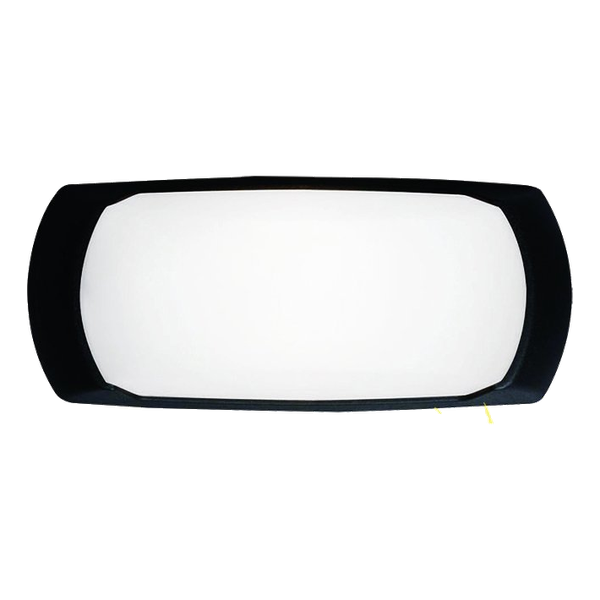 Spazio 2A1.000.000.Aye27 Francy Plain Black Wall Light