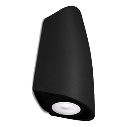 Spazio 2A3.000.000.Axz1L Mamete Round 4000K Black Wall Light