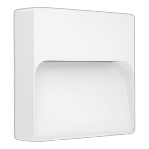 Spazio 4495.3.40.31 Intake Square 4000K White Downface Wall Light