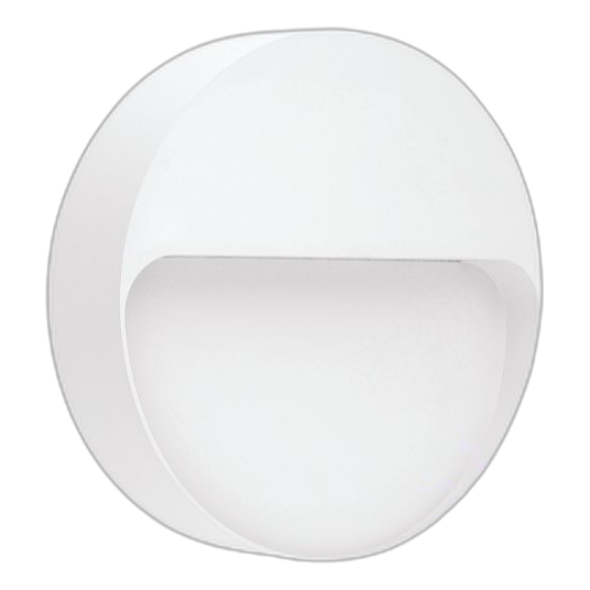Spazio 4495.4.30.31 Intake Round 3000K White Downface Wall Light