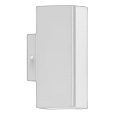 Spazio 4531.1.31 Ryka Square 2L White Up & Down Wall Light