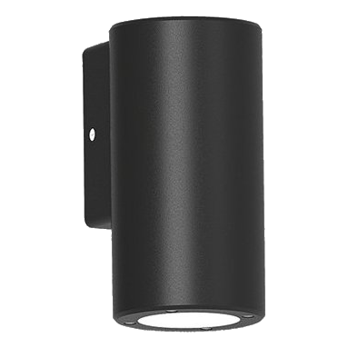 Spazio 4531.4.30 Alcor Round 1L Black Downface Wall Light