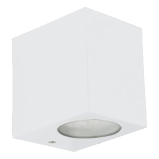 Spazio 4543.1.31 Block White Downface Wall Light