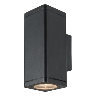 Synerji Syok02Bk Kube Black Up & Down Facing Wall Light