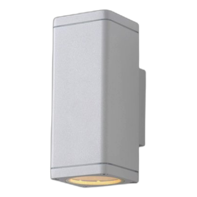 Synerji Syok02Wh Kube White Up & Down Facing Wall Light