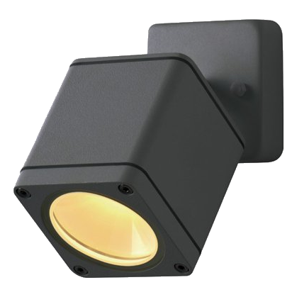 Synerji Syok03Gt Kube Graphite Up Or Down Facing Wall Light