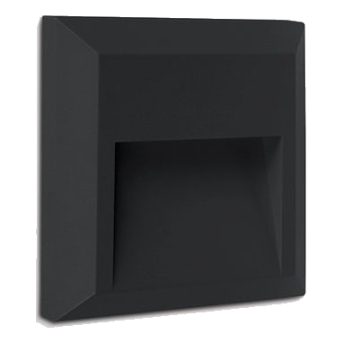 Spazio 4487.4.30 Ozo Square Downface Ctc Black Foot Light