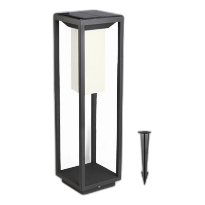 Bright Star Ls021 Matt Black Solar Wall & Garden Light