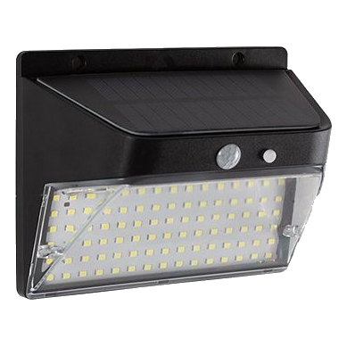Eurolux H220 Black Solar Wall Light