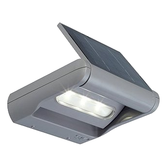 Eurolux O458 Mini Grey Solar Wall Light