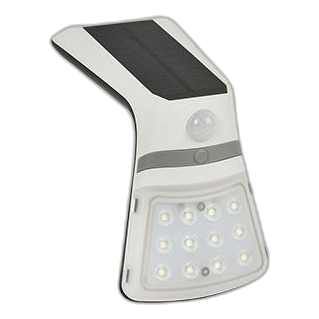 Eurolux O588W White Solar Wall Light