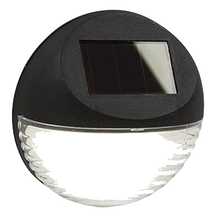 Eurolux O613 Black Solar Wall Light