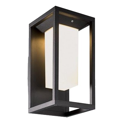 Spazio 4553.3030 Astral Solar Black Led Wall Light